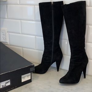 Suede Prada boots, size 7